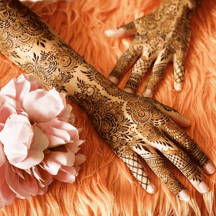 Radiant Allahabad Henna Design