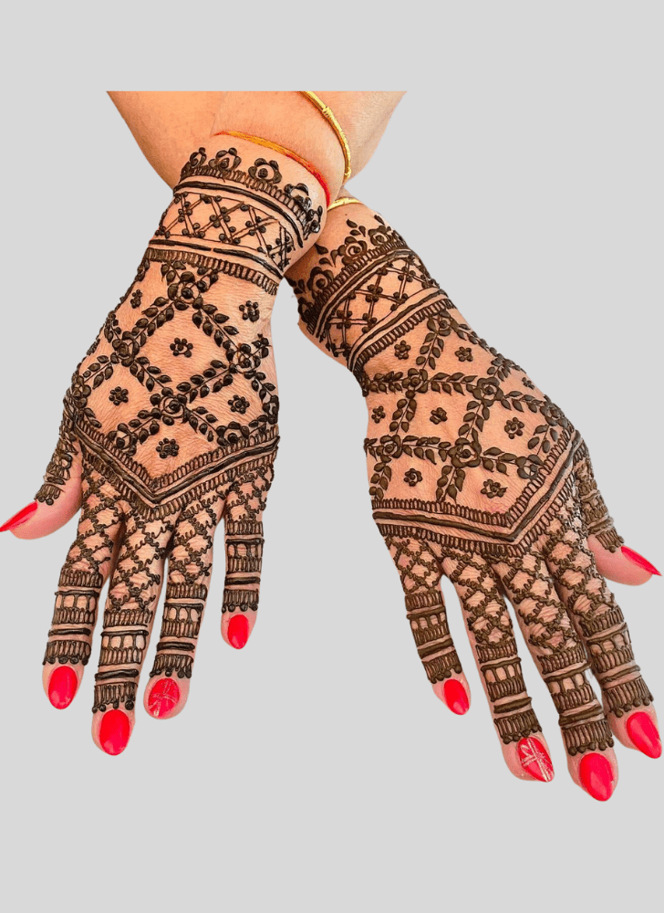 Ideal Amavasya Henna Design