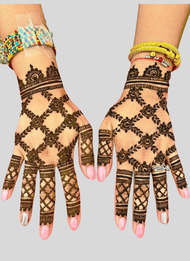 Superb Amavasya Henna Design