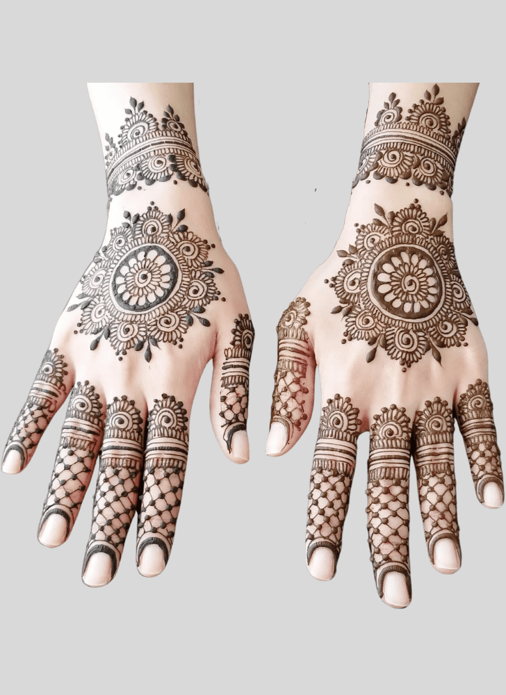 Wonderful Amavasya Mehndi Design