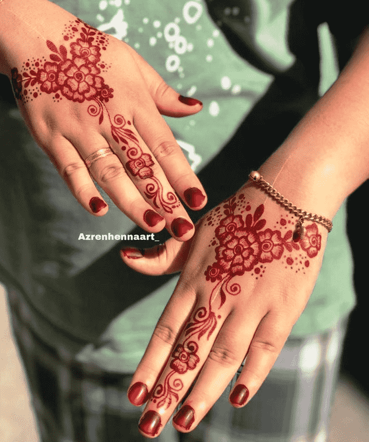 Delicate Amsterdam Henna Design