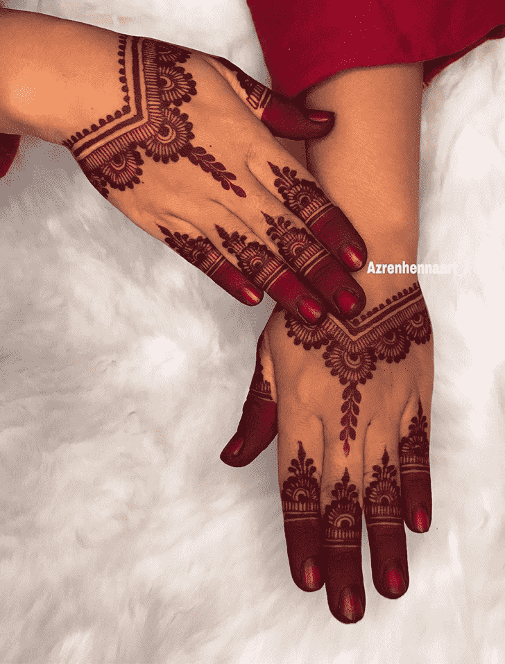 Elegant Amsterdam Henna Design