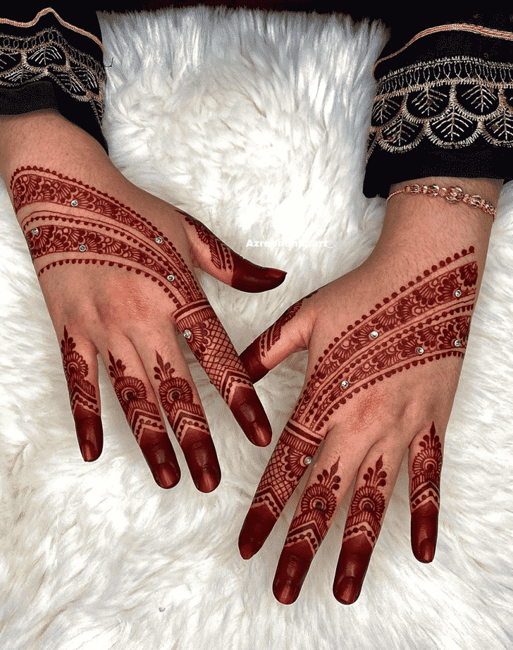 Lovely Amsterdam Mehndi Design