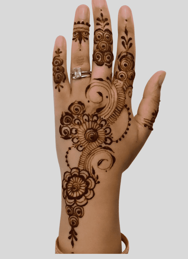 Delicate Andorra Henna Design