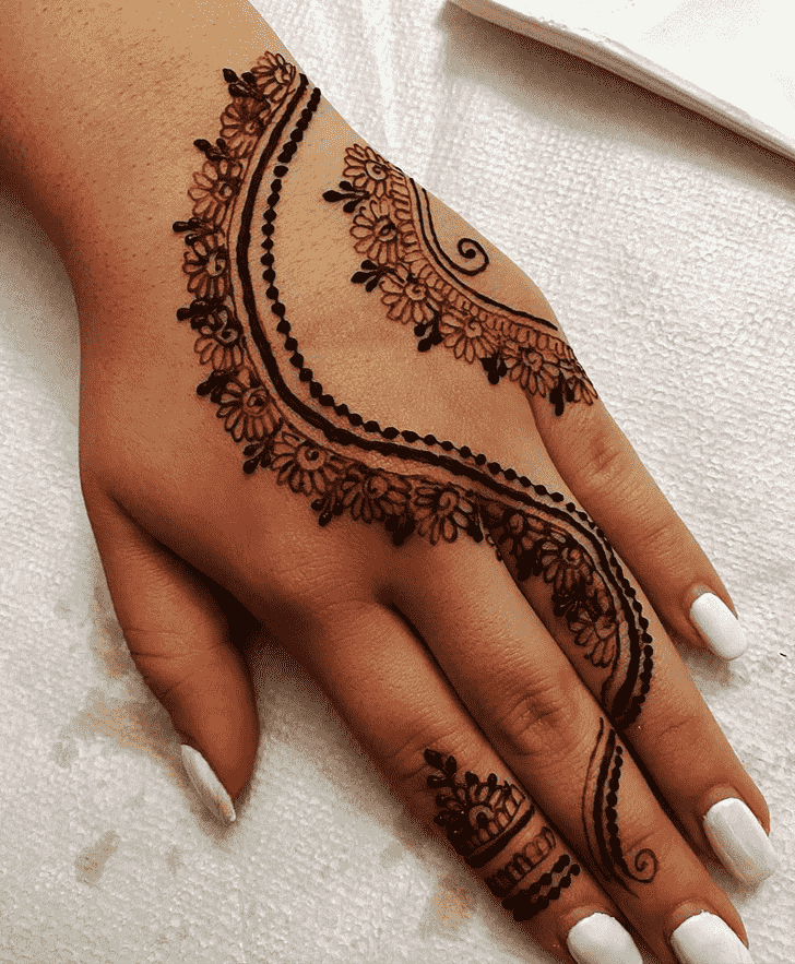 Lovely Arab Mehndi Design