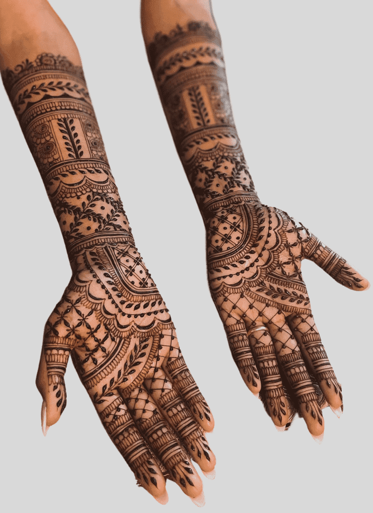 Appealing Artistic Henna Design