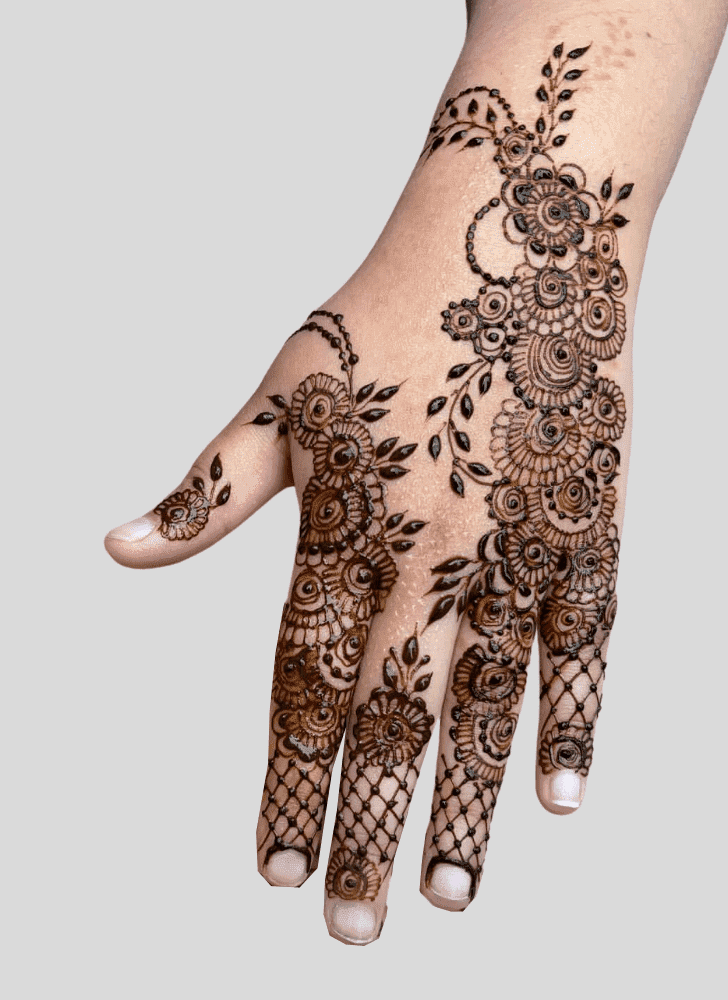 Beauteous Artistic Henna Design