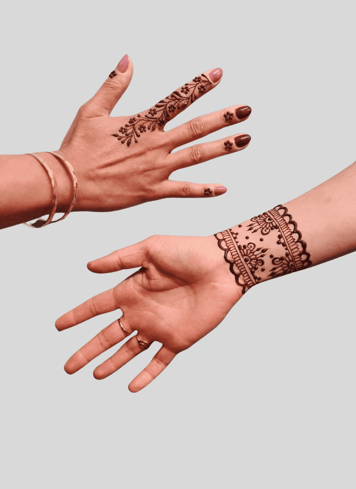 Exquisite Artistic Henna Design