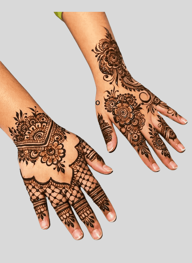 Pretty Artistic Henna Design