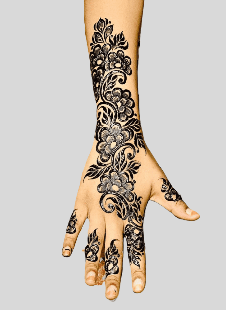 Splendid Artistic Henna Design