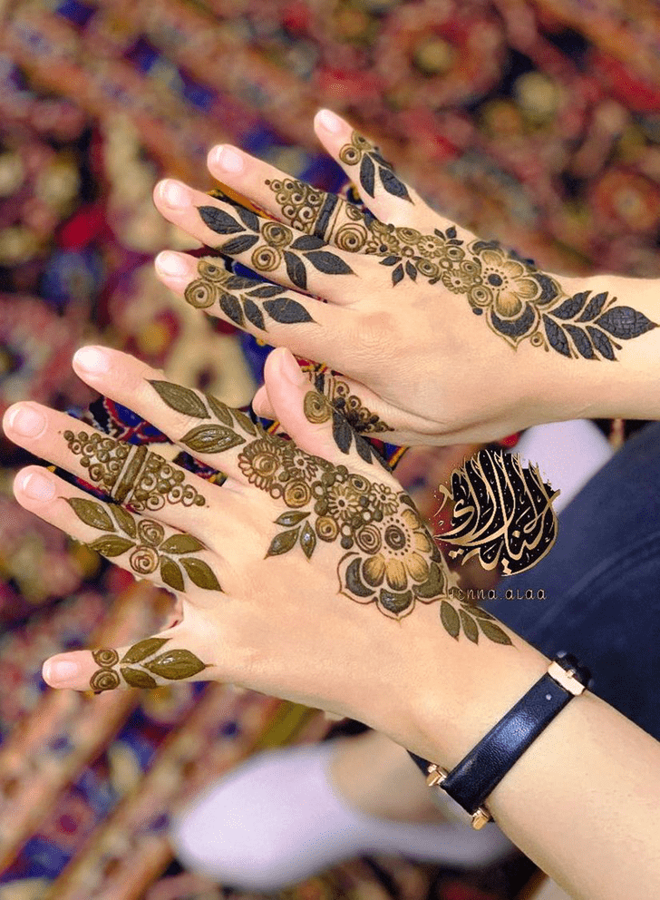 Arm Attractive Henna Design