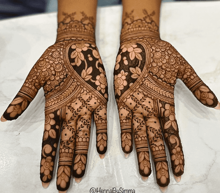 Elegant Attractive Henna Design