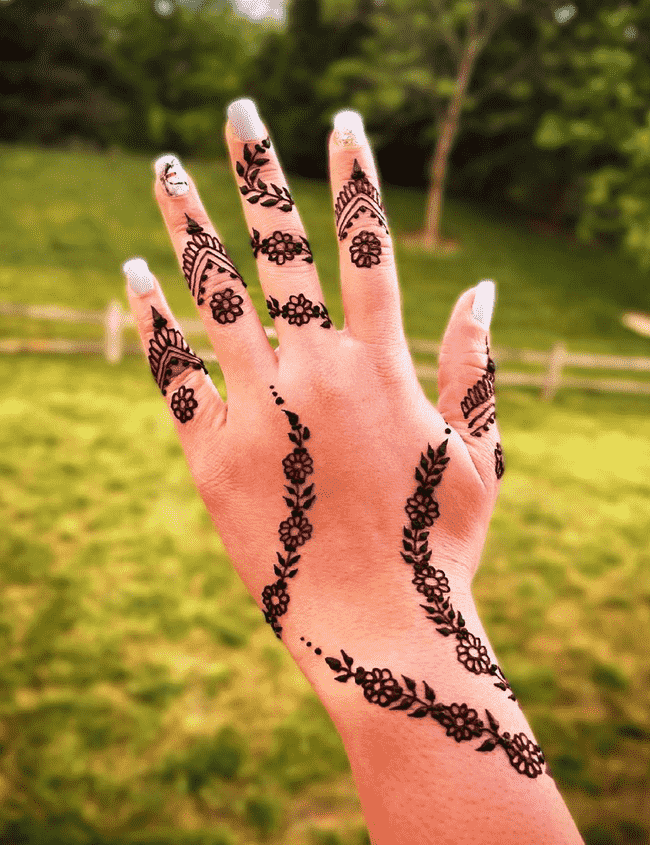 Nice Aurangabad Henna Design