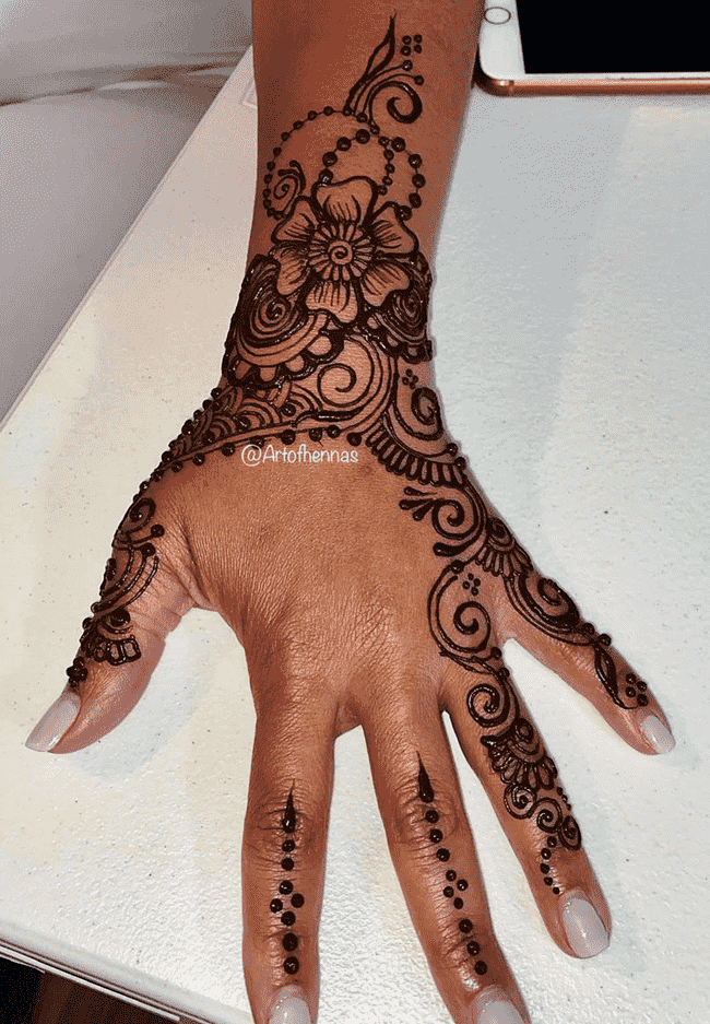 Slightly Aurangabad Henna Design