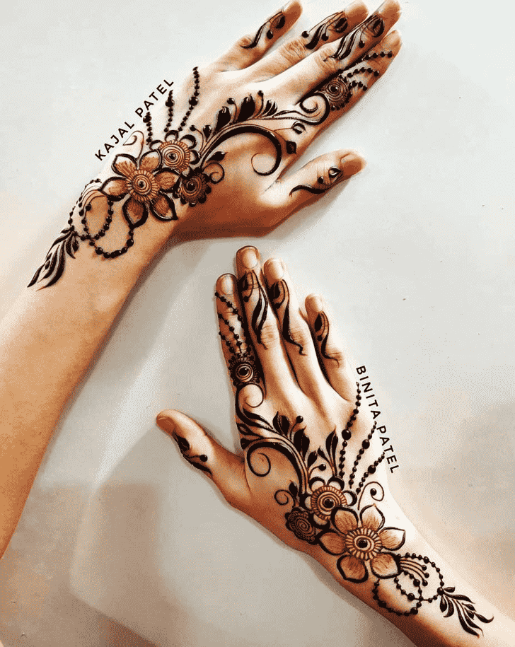 Refined Austria Henna Design