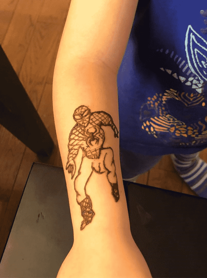 Captivating Avengers Henna Design