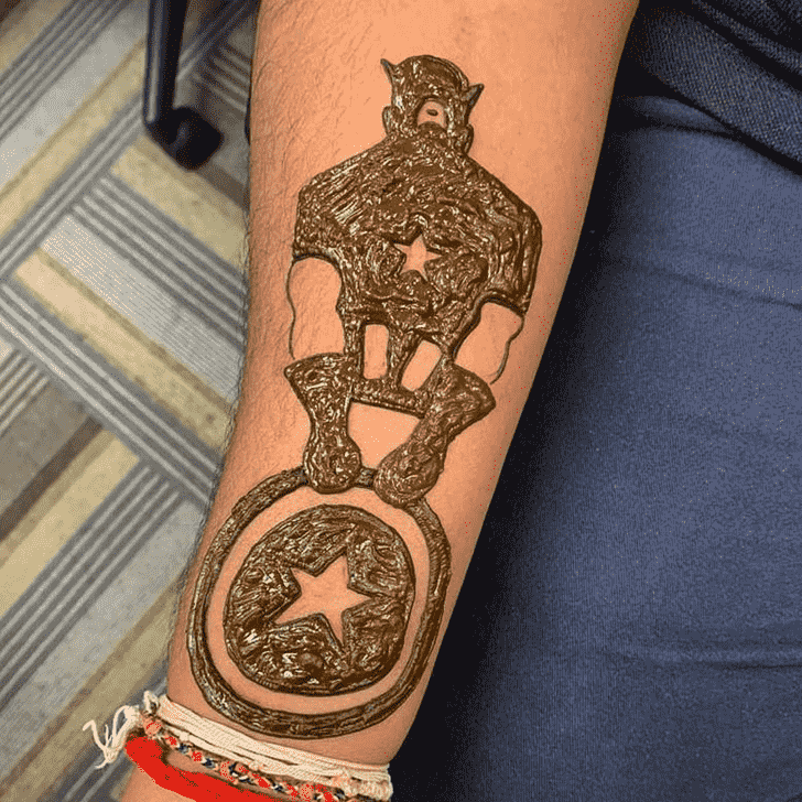 Elegant Avengers Henna Design