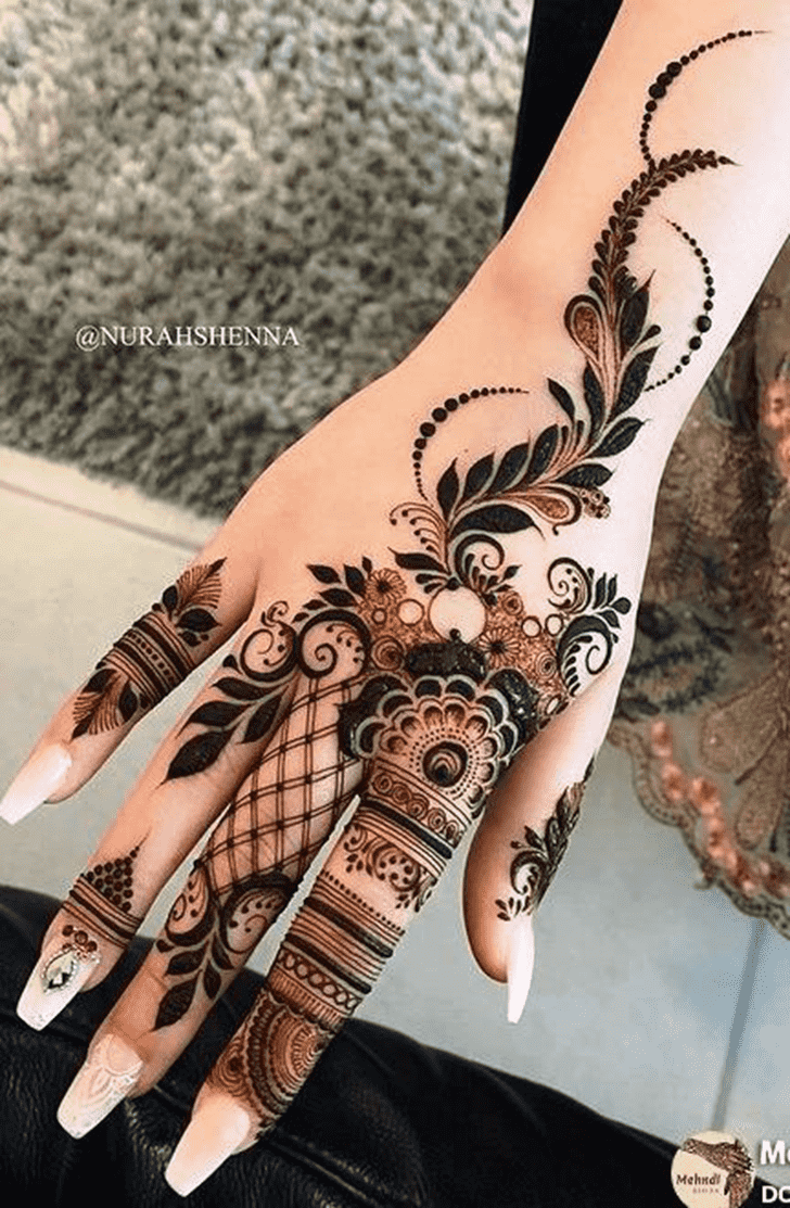 Delightful Awesome Henna Design