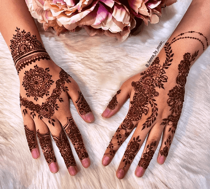 Enticing Awesome Henna Design