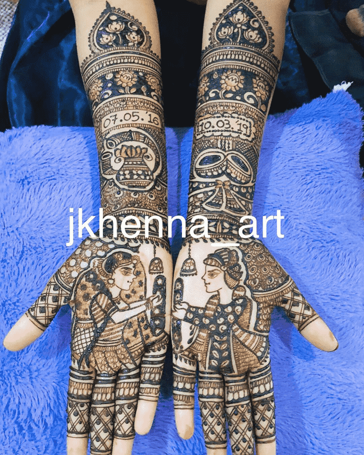 Admirable Badghis Mehndi Design