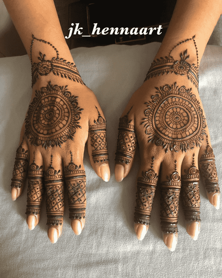 Wonderful Badghis Mehndi Design