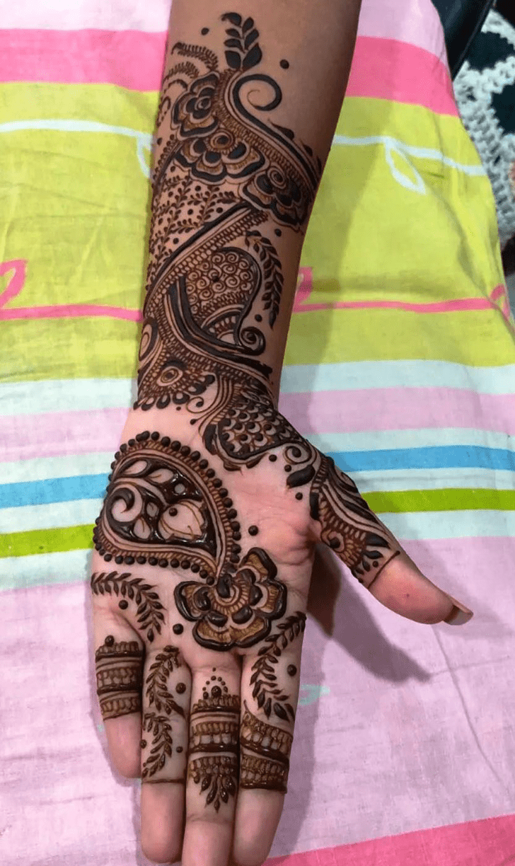 Charming Bamyan Henna Design