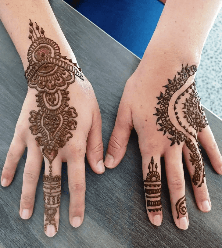 Magnificent Bamyan Henna Design