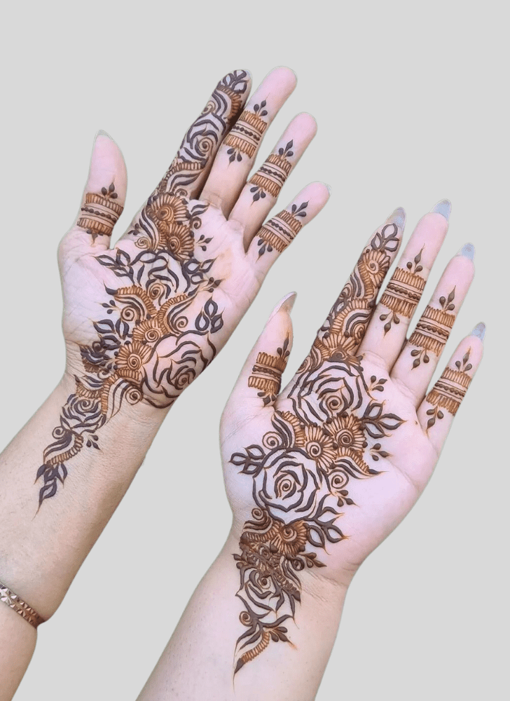 Adorable Banarasi Henna Design