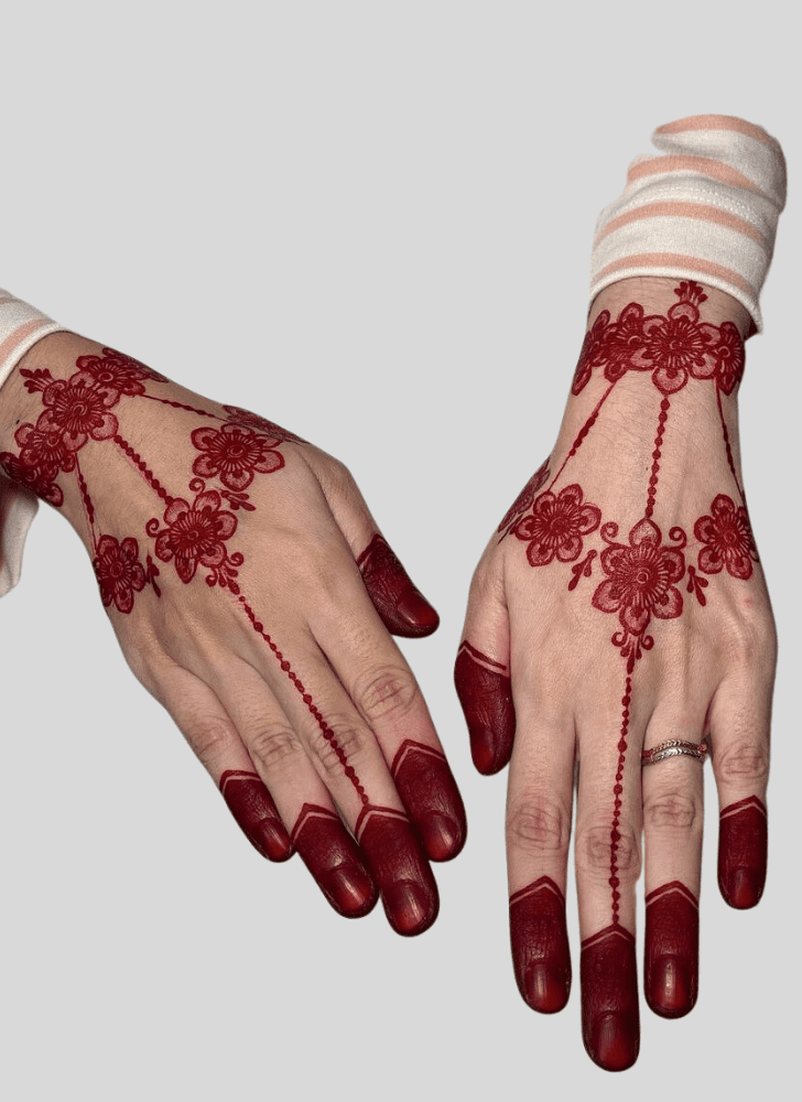 Comely Banarasi Henna Design