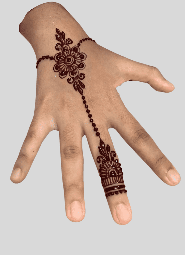 Enticing Banarasi Henna Design