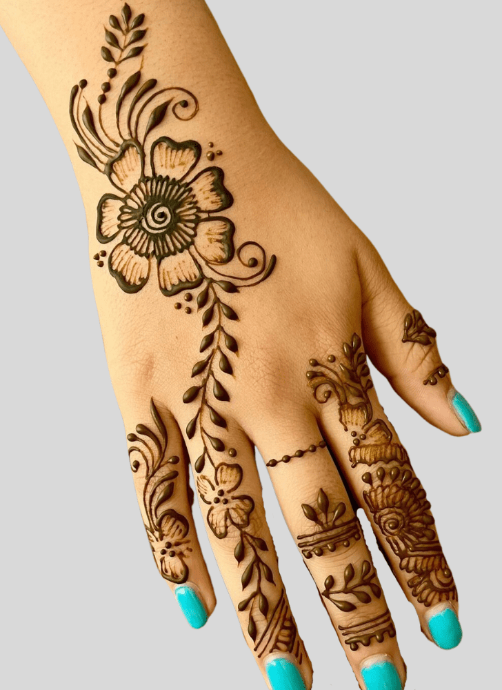 Excellent Banarasi Henna Design