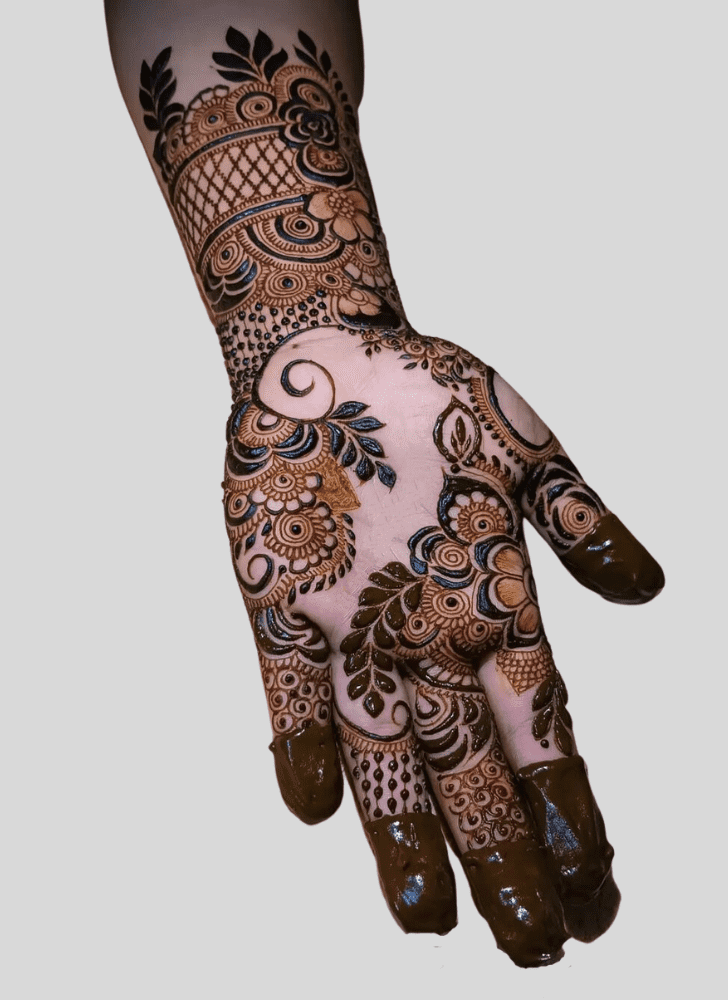 Exquisite Banarasi Henna Design