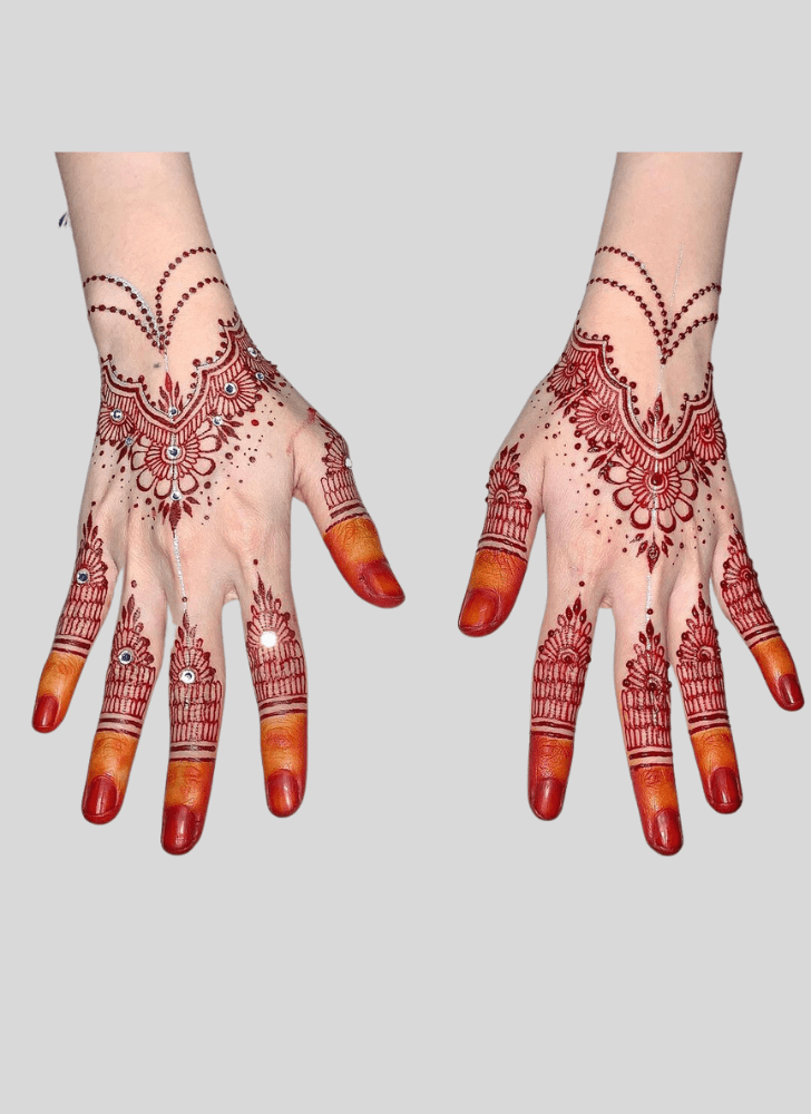 Good Looking Banarasi Henna Design