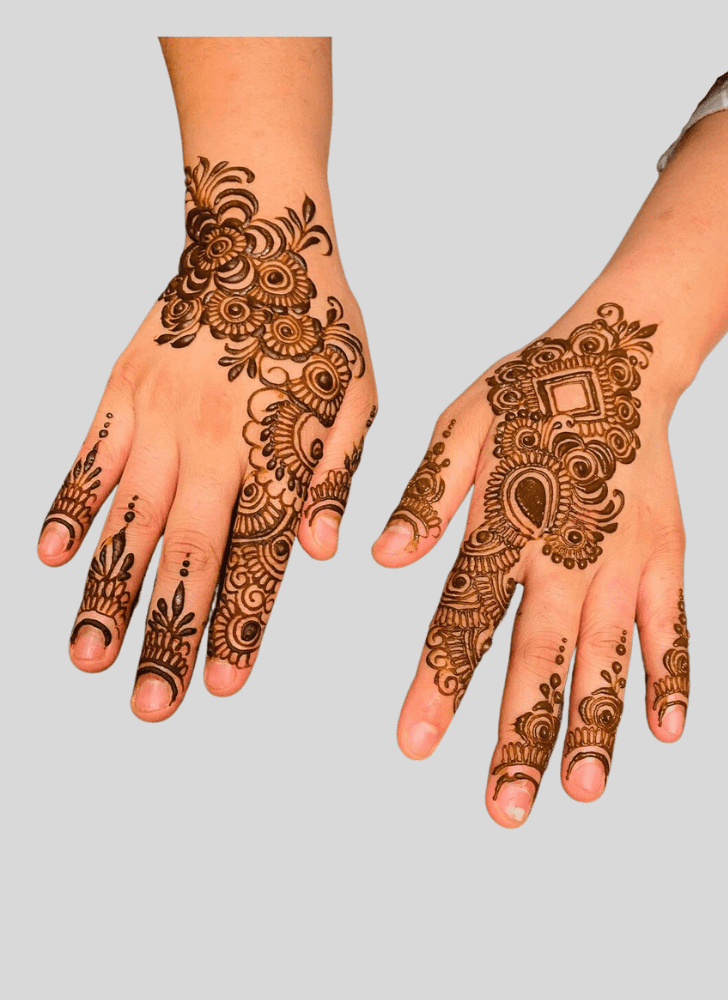 Awesome Banarasi Henna Design