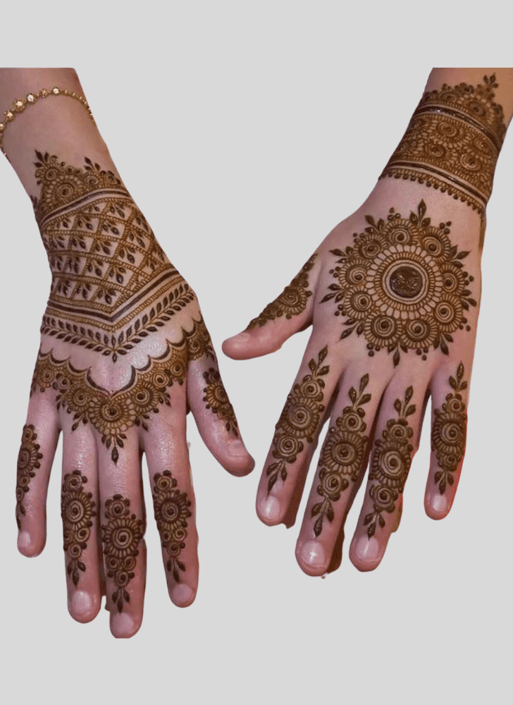 Magnificent Banarasi Henna Design