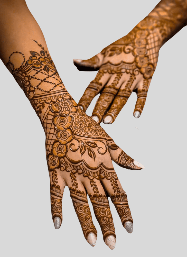 Marvelous Banarasi Henna Design