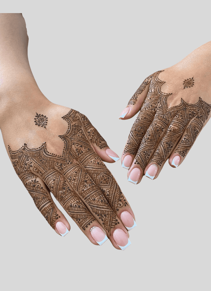 Mesmeric Banarasi Henna Design