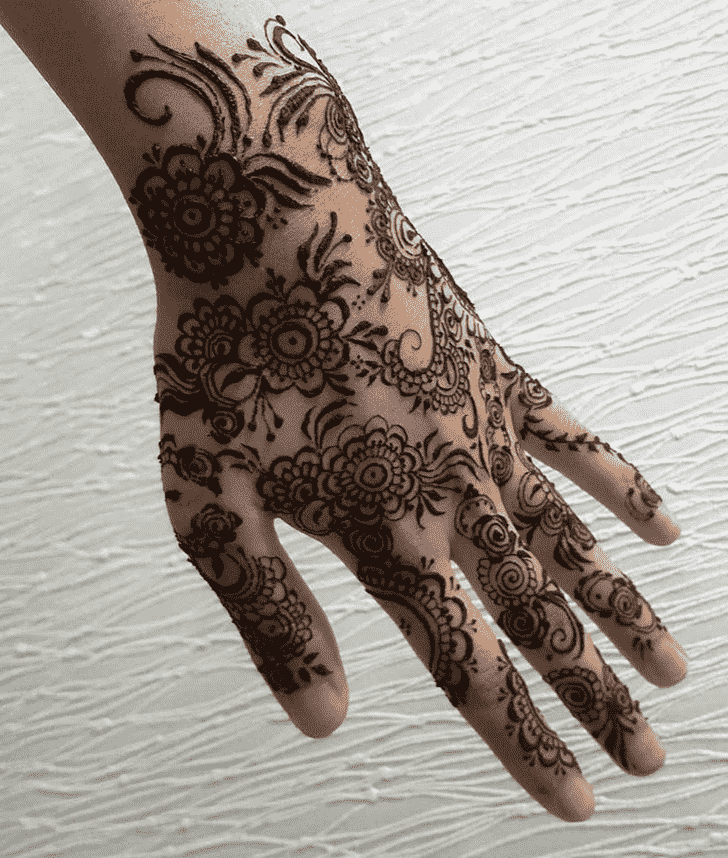 Arm Banarsi Henna Design