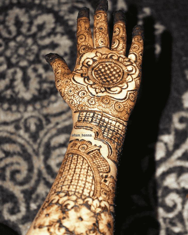 Arm Bangalore Henna Design