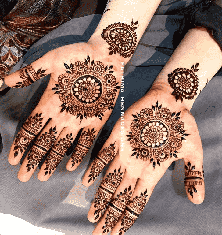 Elegant Bangalore Henna Design