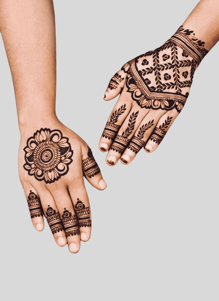 Delightful Basant Panchami Henna Design