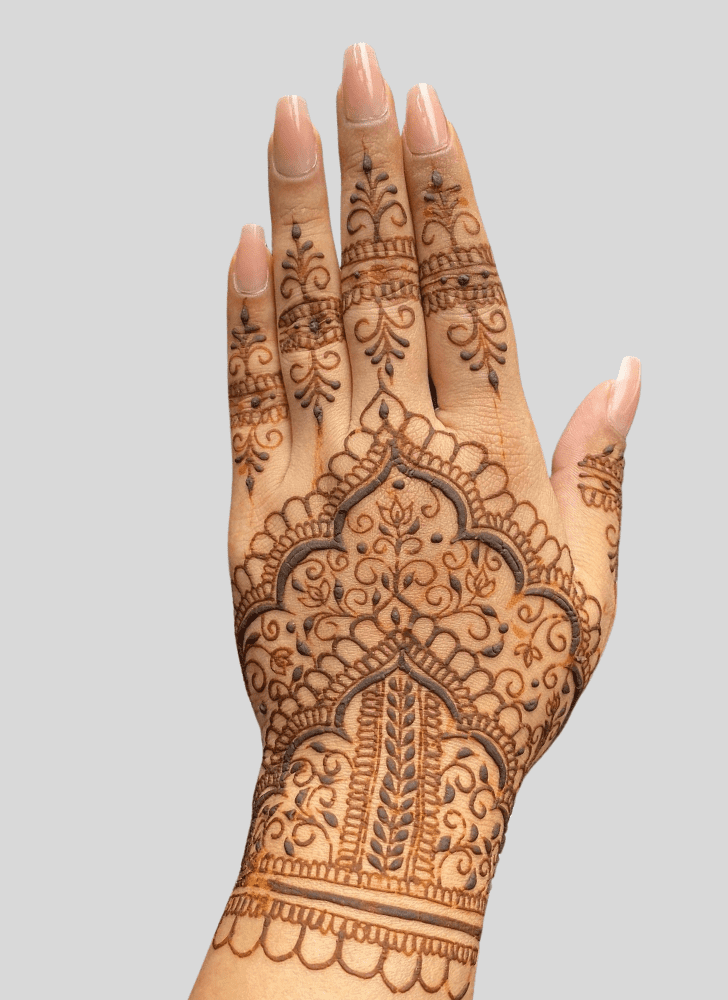Arm Basant Panchami Henna Design