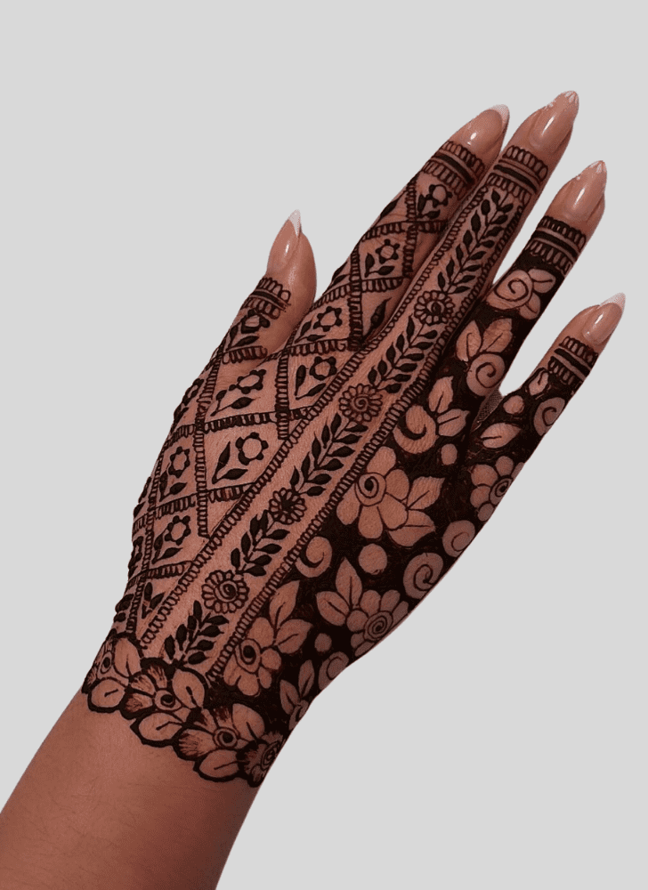 Gorgeous Basant Panchami Henna Design