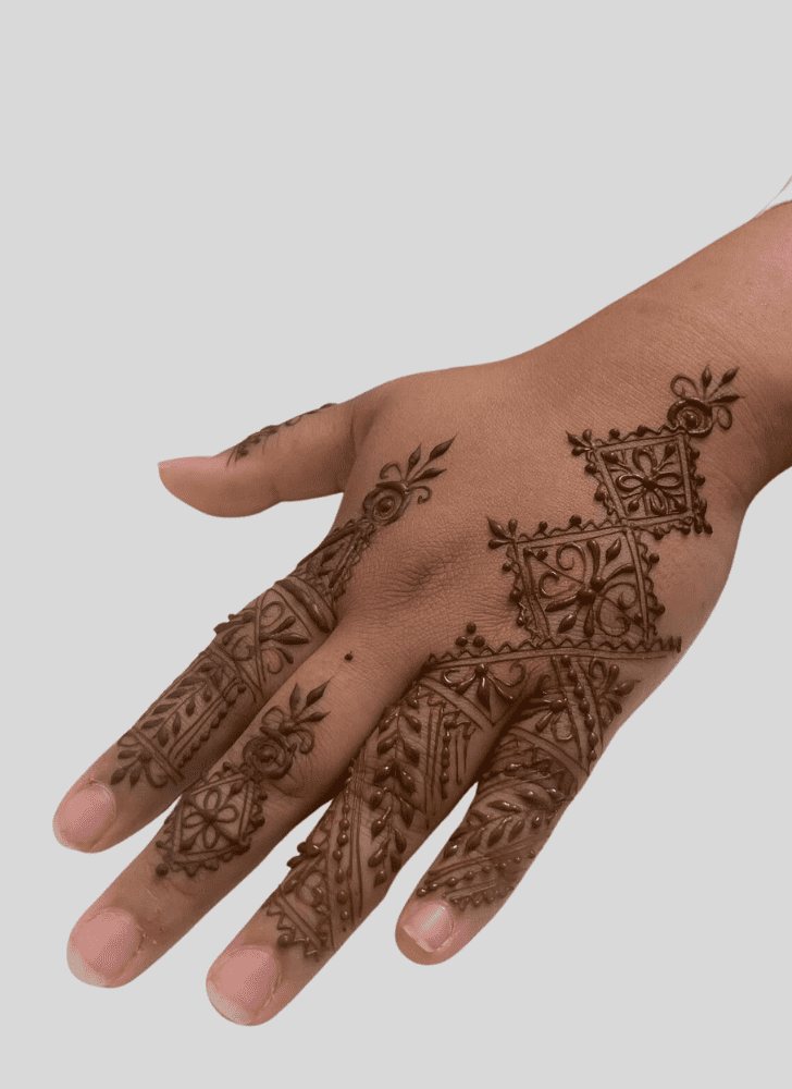 Grand Basant Panchami Henna Design