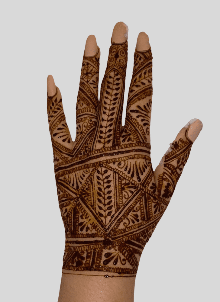 Awesome Basant Panchami Henna Design
