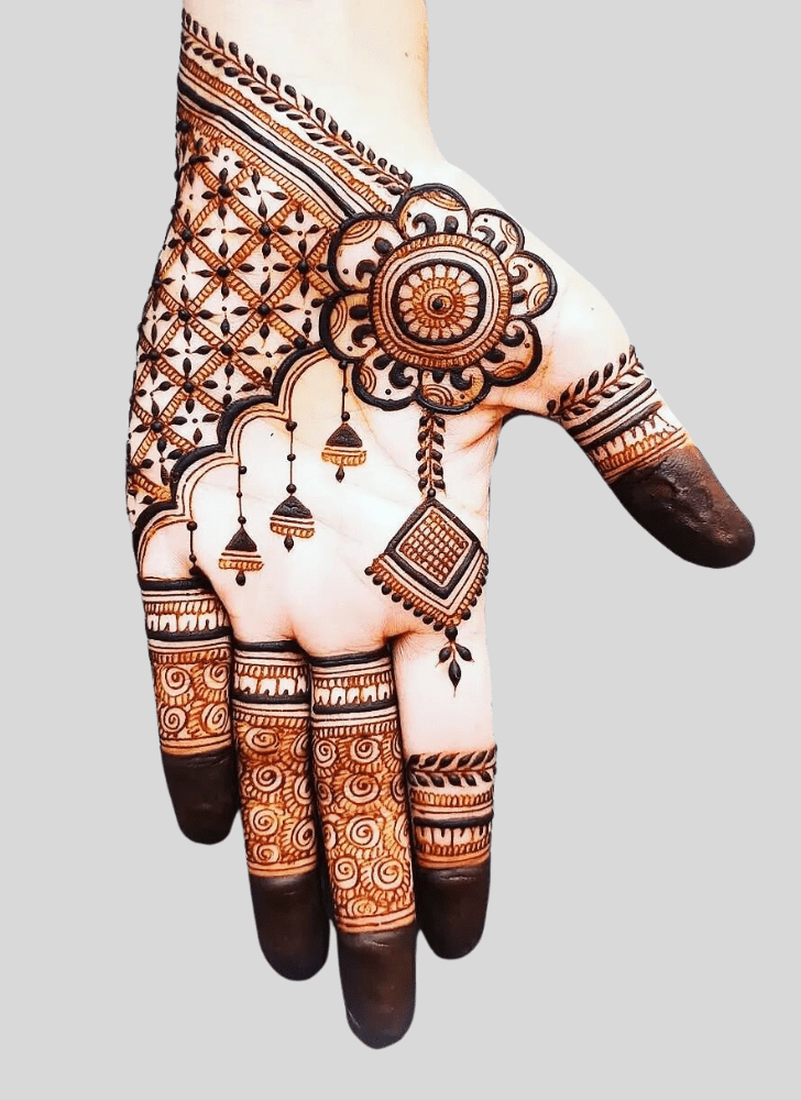 Magnificent Basant Panchami Henna Design