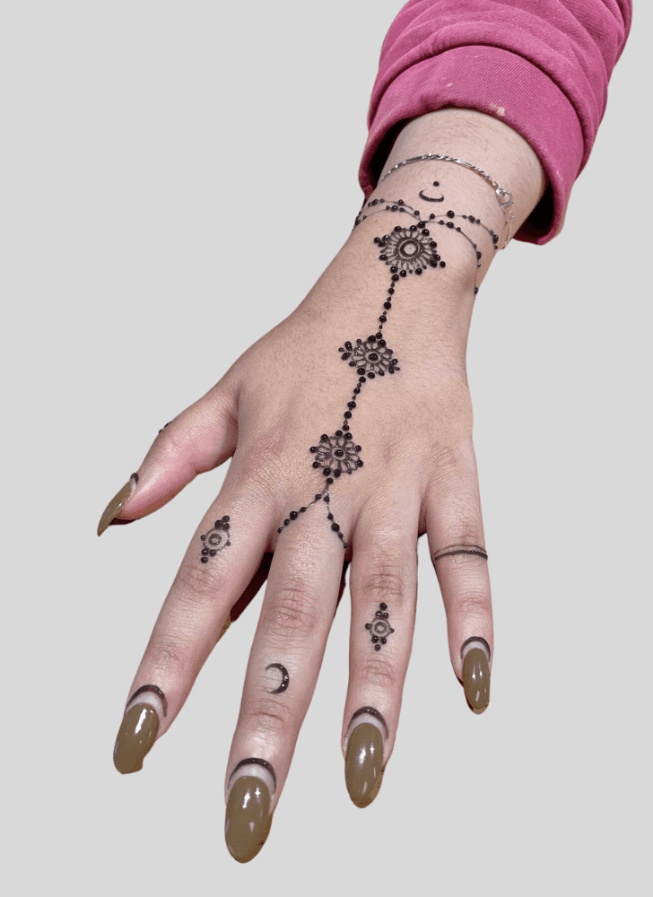 Resplendent Basant Panchami Henna Design