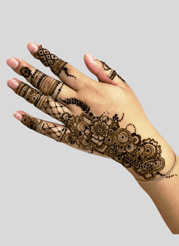 Splendid Basant Panchami Henna Design