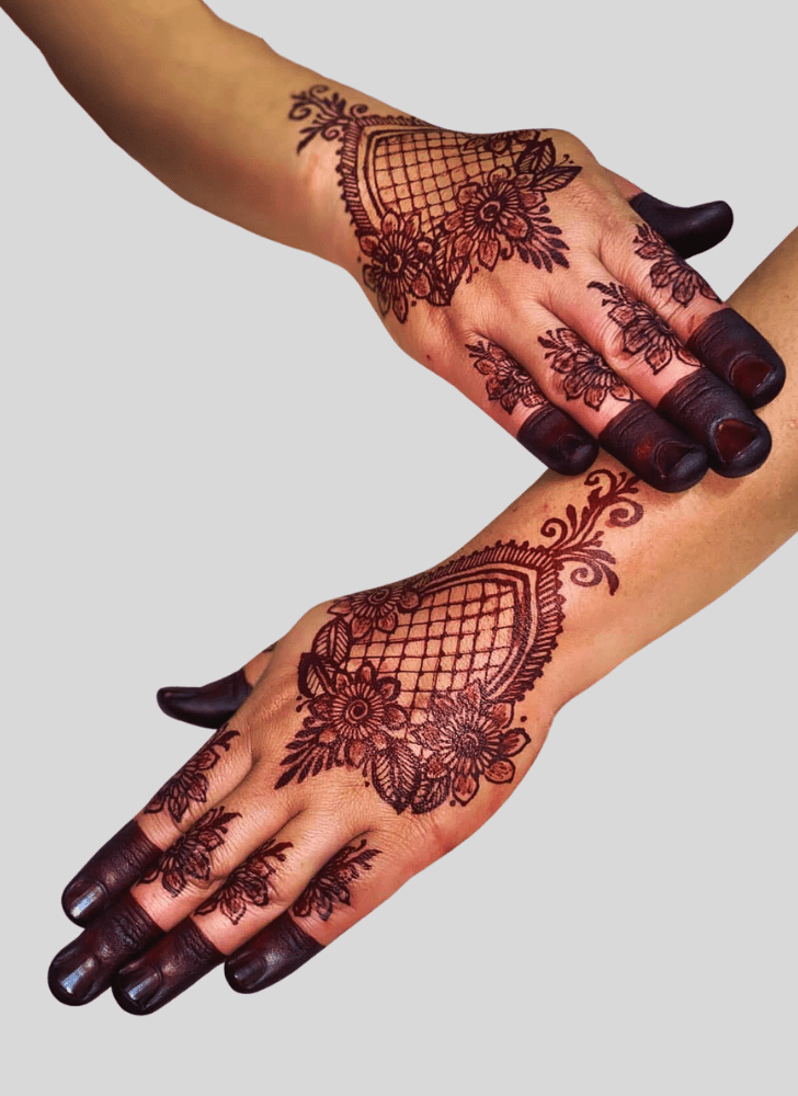 Admirable Beach Mehndi Design