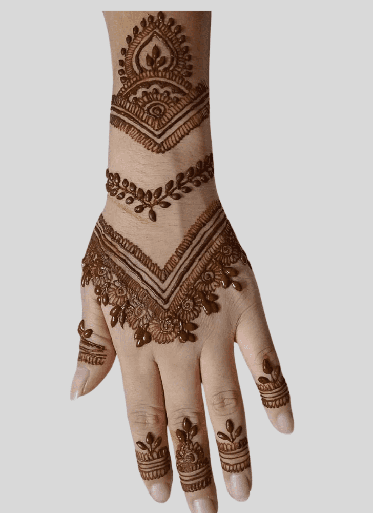 Alluring Beach Henna Design